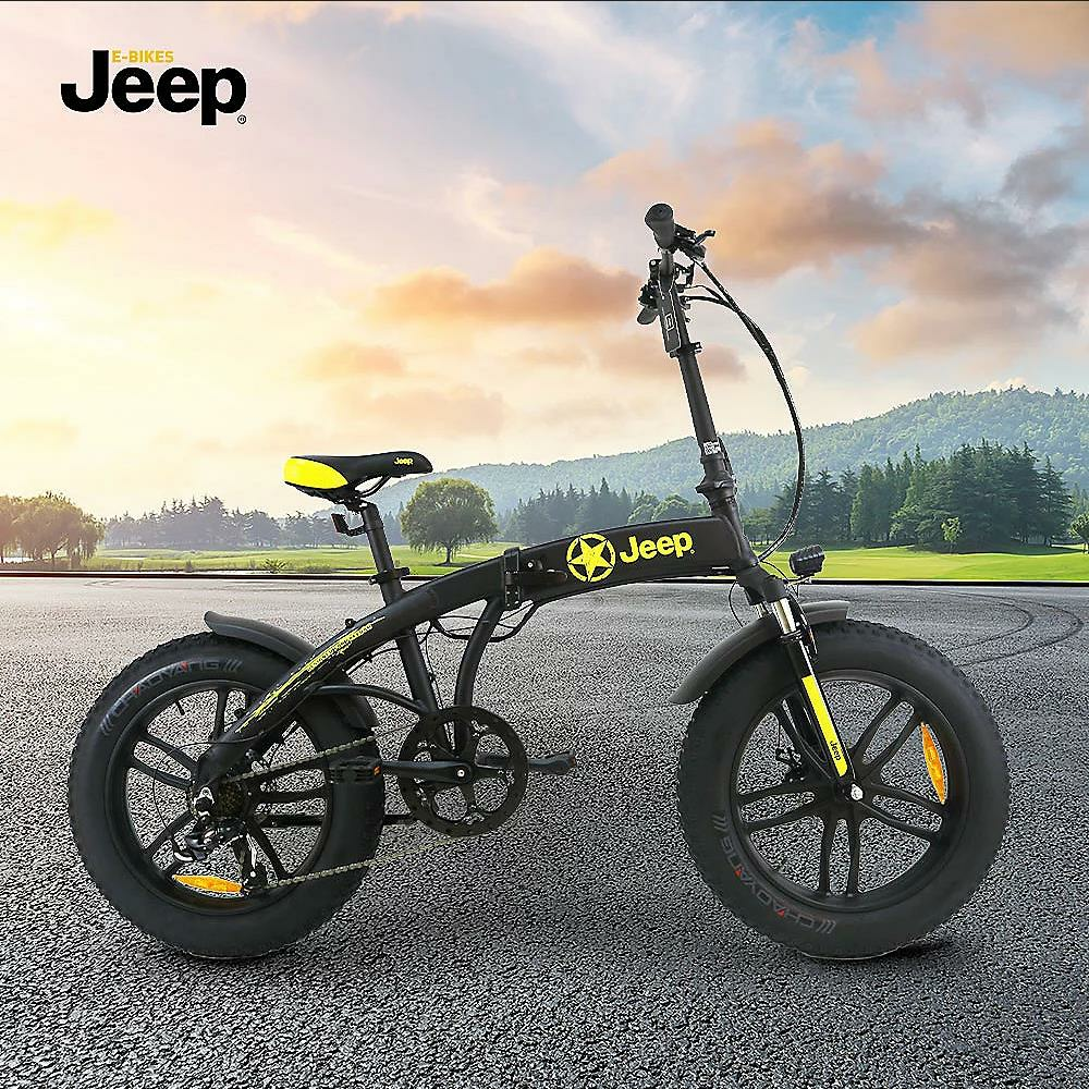 Jeep Fold Fat E Bike FR 7020 Faltbares E Fatbike 20 Zoll Mit 7 Gang