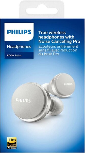 PHILIPS TAT 8506 Bluetooth In-ear WT/00, Weiß Cancell, Noise € 94,00 Kopfhörer