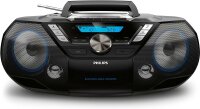 Philips AZB798T/12 CD-Soundmaschine, CD Player Tragbar (Radio DAB+/UKW, Bluetooth, CD, MP3-CD, USB, Kassette