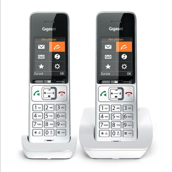 GIGASET Family Duo DECT-Telefon 2 Mobiltelie mit Freisprechfunktion