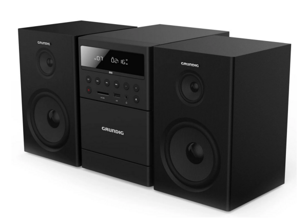 Grundig MS300 Heim-Audio-Mikrosystem 40 W Schwarz