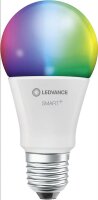 LEDVANCE Smarte LED-Lampe 3er-Pack WiFi Technologie,Sockel E27,Dimmbar,Lichtfarbe änderbar (2700-6500K),RGB Farben änderbar,ersetzt Glühlampen mit 60 W, SMART+WiFi Classic Multicolour,,Mehrfarbig