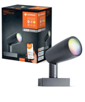 Ledvance LED Smart+ Gartenleuchte Spot Dunkelgrau IP65 4,5W 260lm RGBW 3000K Dimmbar erweiterung