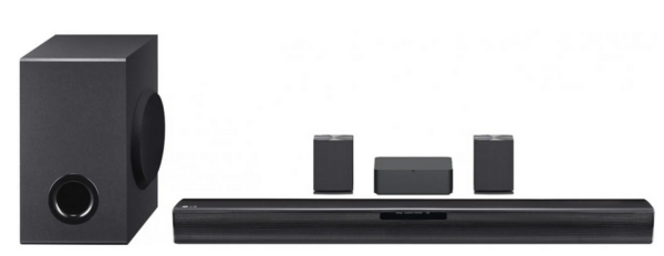 LG SQC4R Soundbar & Subwoofer 4.1 System schwarz 220W Bluetooth 4.0