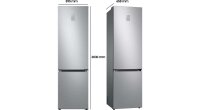 Samsung RL38T775CS9/EG RB7300, Kühl-/Gefrierkombination, Premium Edelstahl Look, 203 cm, 390 ℓ