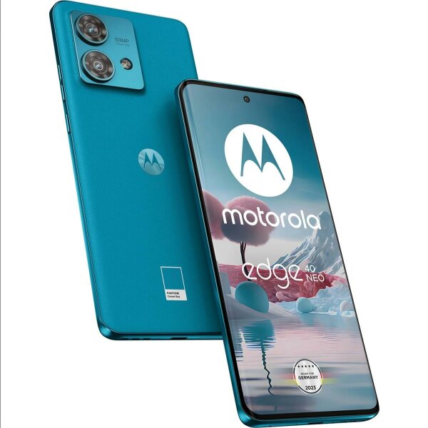 Motorola Edge 40 Neo 5G OLED16,6 cm (6.55"), 12 GB, 256 GB, 50 MP, Android 13, Blau