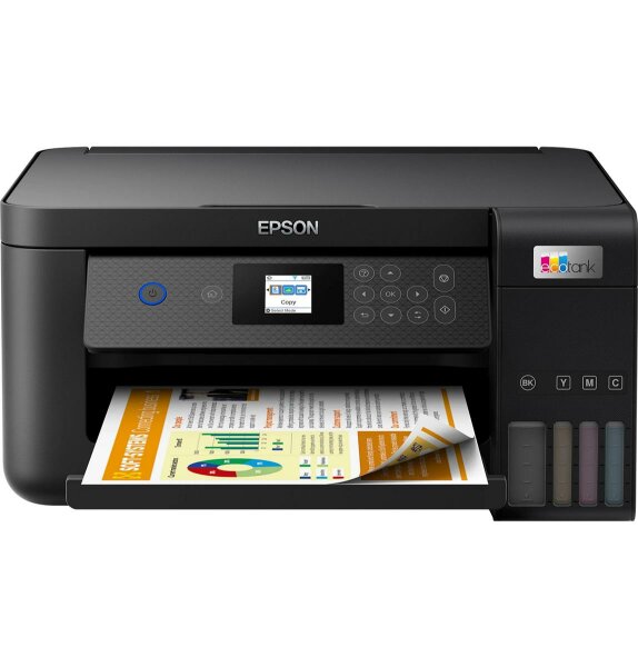 Epson EcoTank ET-2851 Multifunktionsdrucker Apple AirPrint LC-Anzeige Duplex