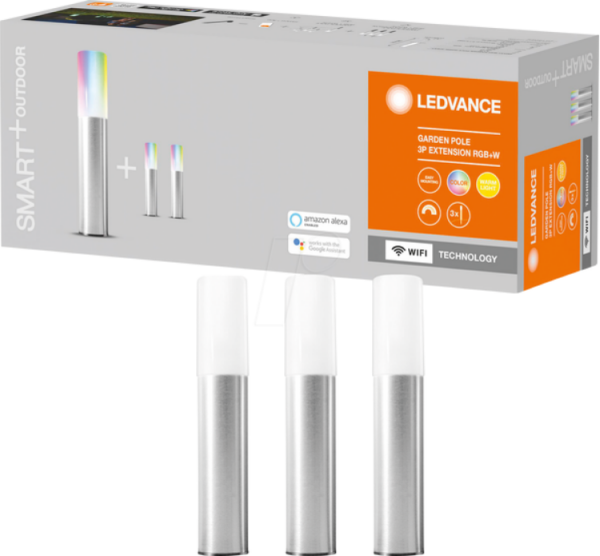 LEDVANCE LED Gartenleuchte SMART+ GARDEN POLE 3 Pole Erweiterung Appsteuerung