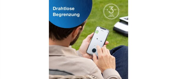 ECOVACS Rasenmähroboter GOAT G1 mit kabelloser Einstellung der Mähgrenzen