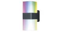 Ledvance LED Außen-Wandleuchte Smart+ WiFi Cube, dunkelgrau Up- & Downlight