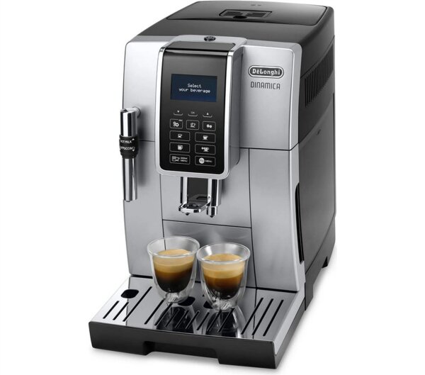 DeLonghi ECAM 350.35.SB Dinamica Kaffeevollautomat Silber-Schwarz