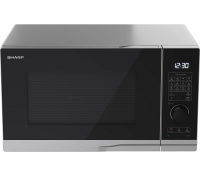 SHARP YC-PG254AE-S Mikrowelle mit Grillfunktion 900W 10 Leistungsstufen 25 Liter