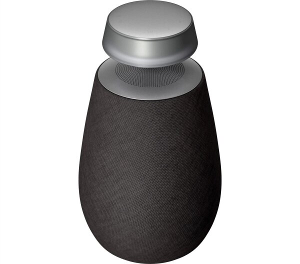 LG XBOOM Go DXO2T, 360° Bluetooth-Lautsprecher (20 Watt, Google Assistant, Siri, Beleuchtung), schwarz