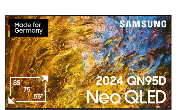 SAMSUNG GQ55QN95DATXZG 55"/139cm Neo QLED 4K Smart TV AI Gen2 Prozessor Smart Home ohne Fuß