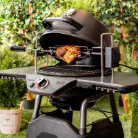 CHAR-BROIL® All-Star elektrisches  edelstahl Drehspieß Grilaufsatz