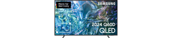 SAMSUNG GQ50Q60DAU QLED 125 cm/50 Zoll, 4K Ultra HD, Smart-TV