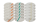 5 Packungen Bosch Schleifgitter Set K 80/180/320 Ø 40 mm