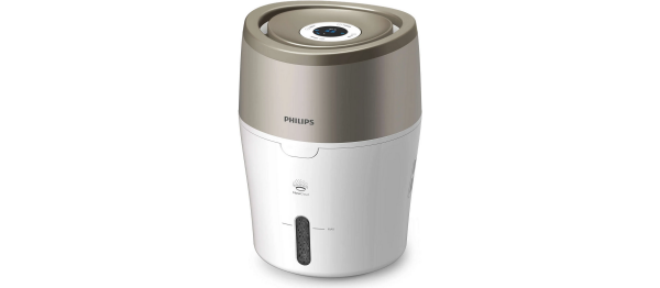 Philips Luftbefeuchter HU4803/01 2000 Series, NanoCloud für bis zu 99% weniger Bakterien, bis 25 m², Weiß