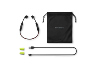 Philips TAA7607BK/00 Headset und Kopfhörer Kabelloses Nackenband Bluetooth Sport Kopfhörer Schwarz, Rot
