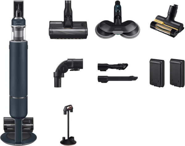 Samsung VS20B95B73BWD Bespoke Jet Plus Akku+ Wet & Clean Akku-Staubsauger mit All-in-one Clean Station, Inkl. Ersatz-Akku