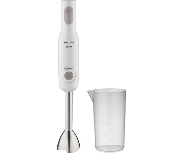 PHILIPS HR2534/00 Stabmixer weiß/silber 650 W