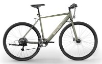Sharp Gravel E-Bike 250W Motor App 70km oliv grün BK GS03-EG