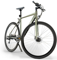 Sharp Gravel E-Bike 250W Motor App 70km oliv grün BK...