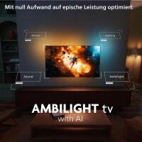 PHILIPS 48OLED760 OLED Ambilight TV (Flat, 48 Zoll / 121 cm, UHD 4K, SMART TV, Ambilight)