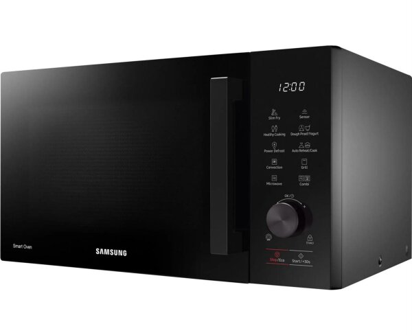 Samsung MC28A5137KK Kombinierte Mikrowelle 28L 900W Schwarz mit Slim Fry und Sensor Cook