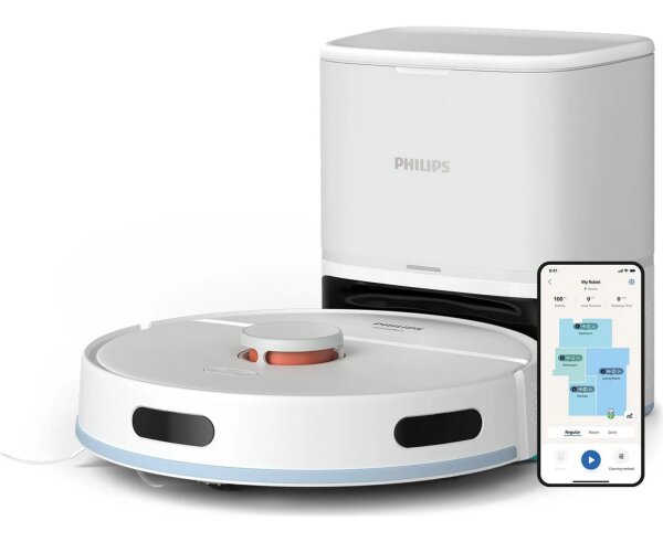 Philips Roboter-Staubsauger, 2700Pa Saugleistung, Weiß (XU2100/20)