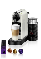Nespresso DeLonghi Citiz EN267.WAE Kapselmaschine | Integrierter Aeroccino-Milchaufschäumer | 19 bar | Creme-weiß