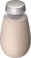 LG XBOOM Go DXO2T, 360° Bluetooth-Lautsprecher (20 Watt, Google Assistant, Siri, Beleuchtung), Beigefarben
