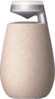 LG XBOOM Go DXO2T, 360° Bluetooth-Lautsprecher (20 Watt, Google Assistant, Siri, Beleuchtung), Beigefarben