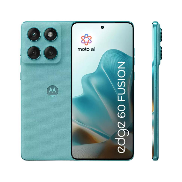 MOTOROLA Edge 60 Fusion 256 GB Amazonite Pantone blau Dual SIM