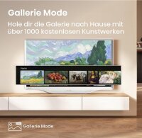Hisense Déco TV 32S5Q BE/SR, 81,3 cm (32"), 1920 x 1080 Pixel, QLED, Smart-TV, WLAN, Silber, Weiß