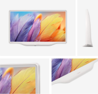 Hisense Déco TV 32S5Q BE/SR, 81,3 cm (32"), 1920 x 1080 Pixel, QLED, Smart-TV, WLAN, Silber, Weiß