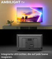 PHILIPS 43PUS8450/12 QLED 4K UHD Ambilight TV 108 cm (43 Zoll)