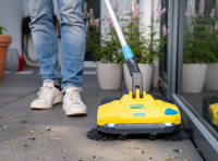 GLORIA EasySweep 18V Outdoor-Staubsauger Akku-Kehrsystem inkl. Akku & Ladegerät, BOSCH 18V POWER FOR ALL