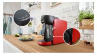 Bosch TAS163E Finesse Tassimo Kaffee Kapselmaschine Intellibrew-Funktion rot
