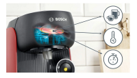 Bosch TAS163E Finesse Tassimo Kaffee Kapselmaschine Intellibrew-Funktion rot