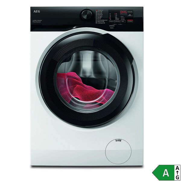 AEG LR6Q5E481 8Kg Waschmaschine aschmaschine 8kg, EEK A Hygiene-Programm KI WashAssist