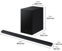 Samsung HW-S810GD/ZG Soundbar mit Subwoofer
