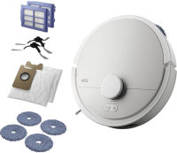 AEG STAUBSAUGERROBOTER AR81UW3SW All-in-One-Station