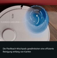 AEG STAUBSAUGERROBOTER AR81UW3SW All-in-One-Station