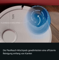 AEG STAUBSAUGERROBOTER AR81UW3SW All-in-One-Station