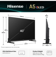 Hisense 40A5Q QLED Smart TV