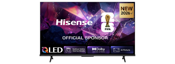 Hisense 43  E7S Pro | Hi-QLED Smart TV 4K 144 Hz, 109,2 cm (43"), 3840 x 2160 Pixel, QLED, Smart-TV, WLAN