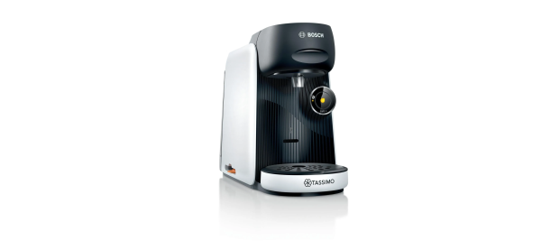Bosch TAS164E Tassimo Pad-Kaffeemaschine, 0,7 l, Kaffeekapsel, 1400 W, Schwarz, Weiß