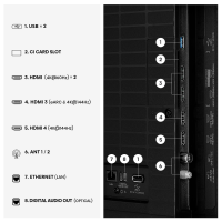 HISENSE  50 E7S Pro QLED 4K Ultra HD Smart Home kompatibel Dolby Vision IQ