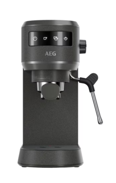 AEG Espresso Siebträgermaschine EC6-1-6BST Gourmet 6 mit Milchaufschäumer